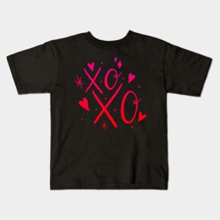 XOXO Tiny Hearts Valentine's Day Kids T-Shirt